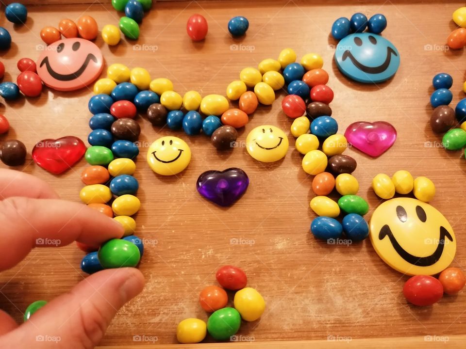 Be creative with M & Ms