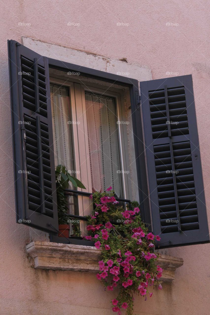 Window in Rovinj.