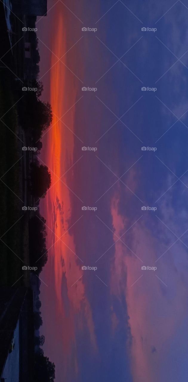 evening time after raining