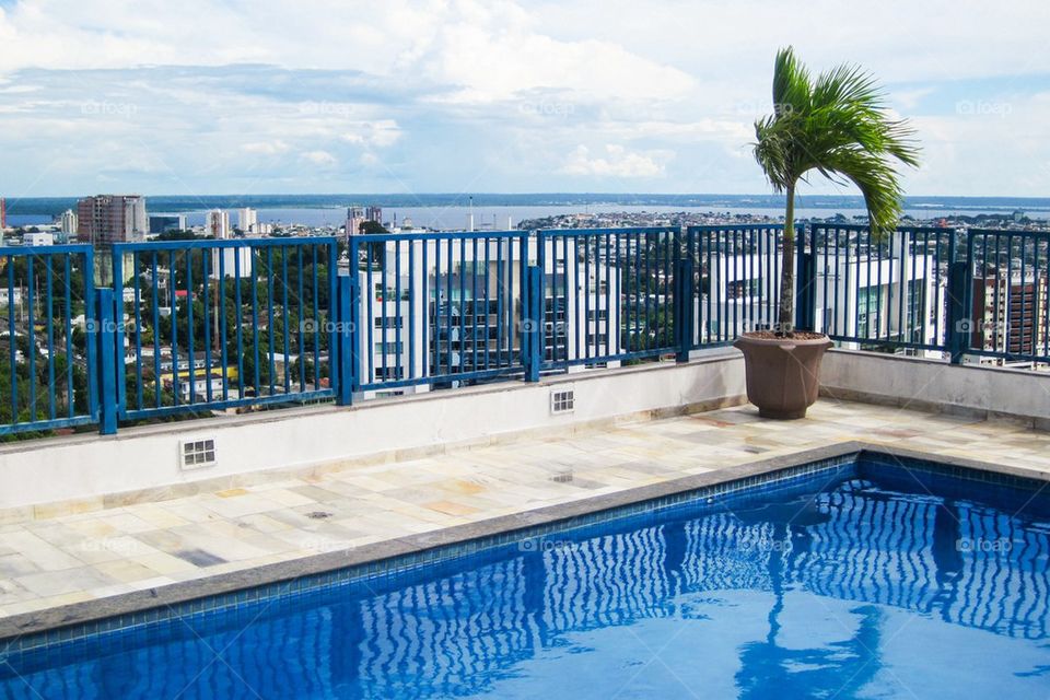 Rooftop pool on Manaus 