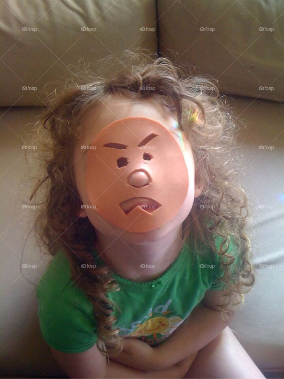 Angry bologna face. 