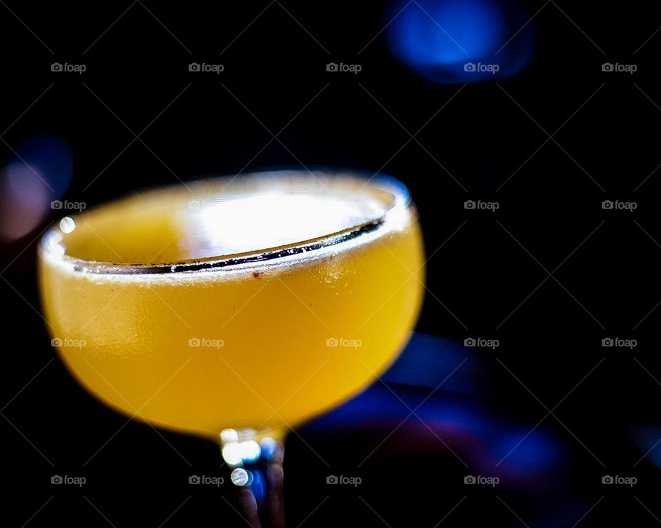 Pineapple drop martini