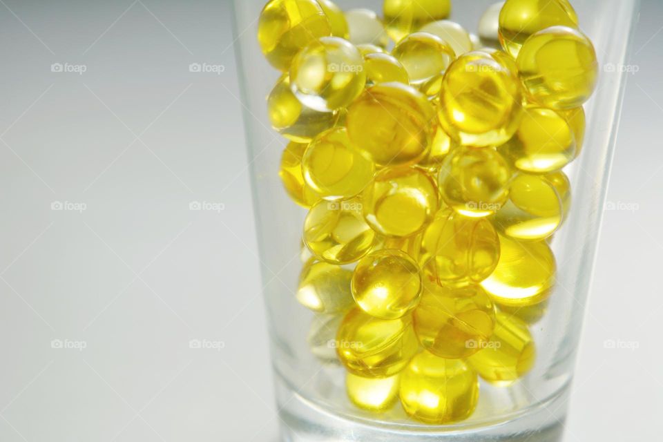 vitamin capsules oils round beautiful texture