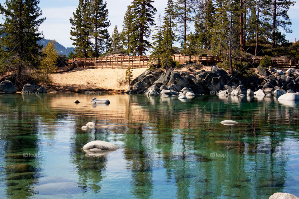 Sand harbor beach