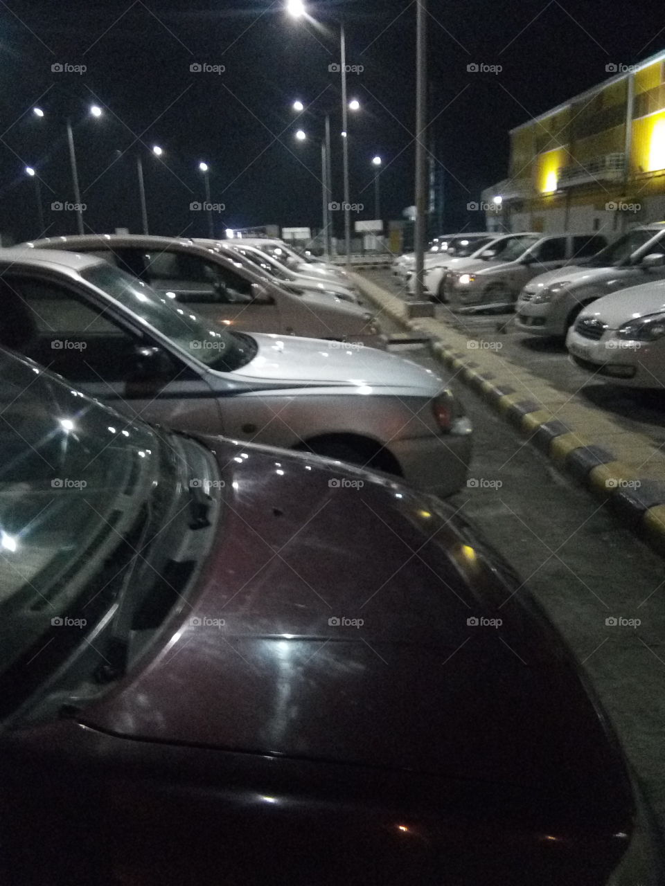 beautiful car parking at Patiala city.