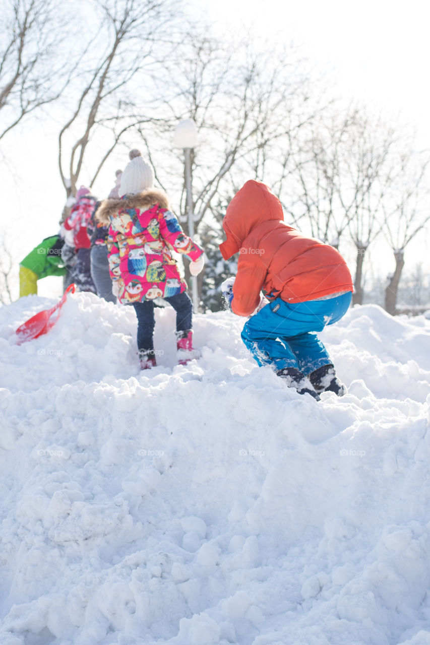 Snow, Winter, Cold, Ice, Child