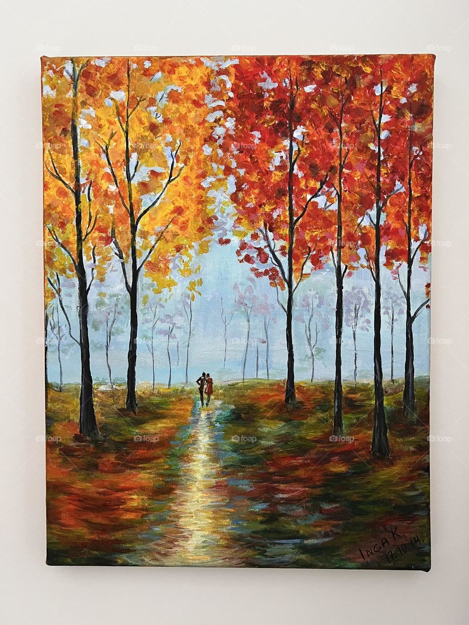 My painting. Autumn mood. 