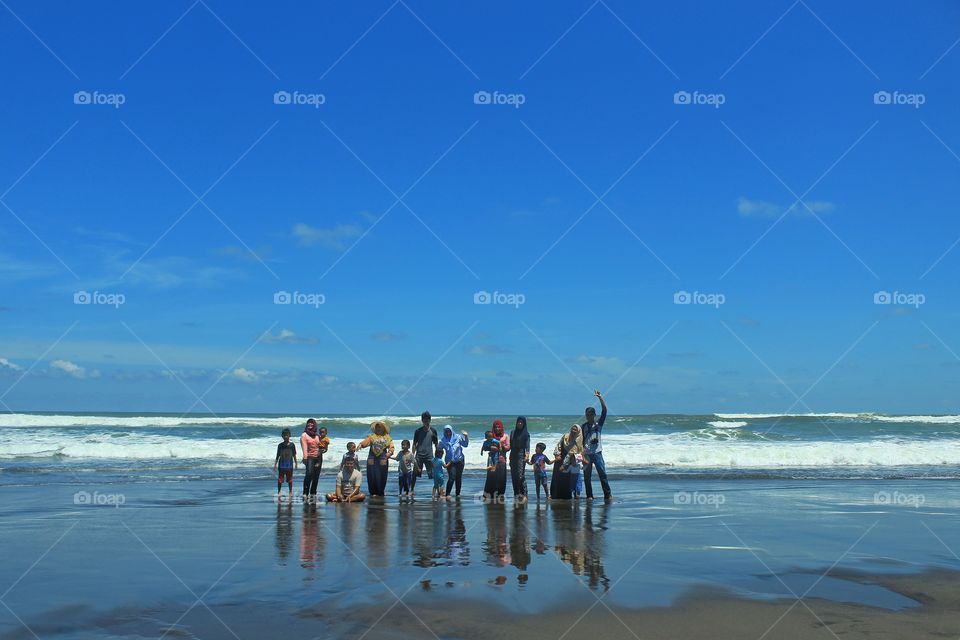Beach and Blue Sky