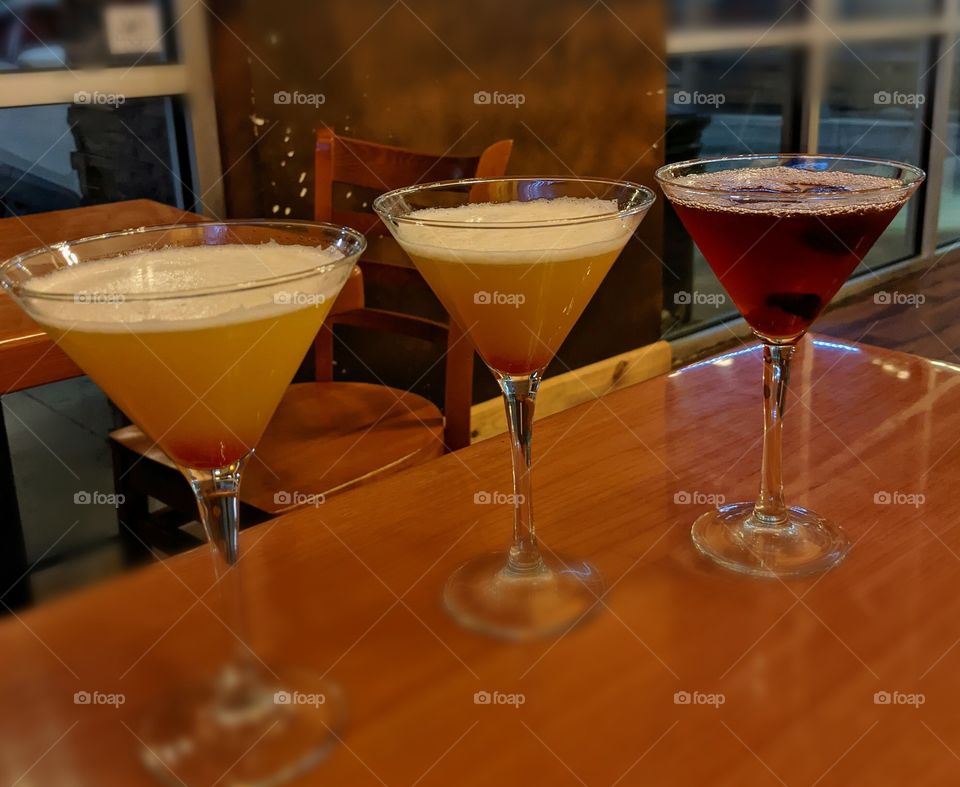 Trio of Martini's