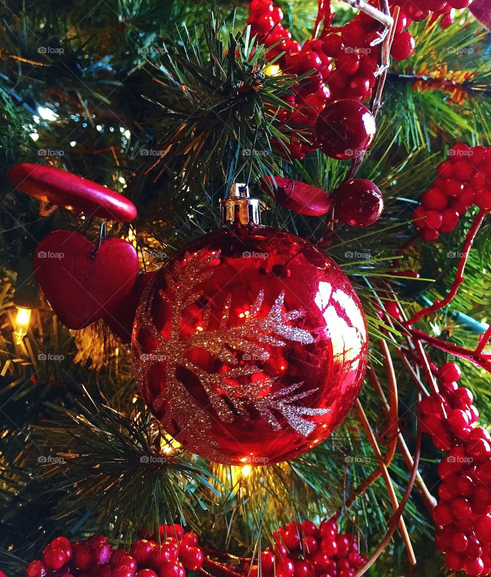Red Christmas decoration 