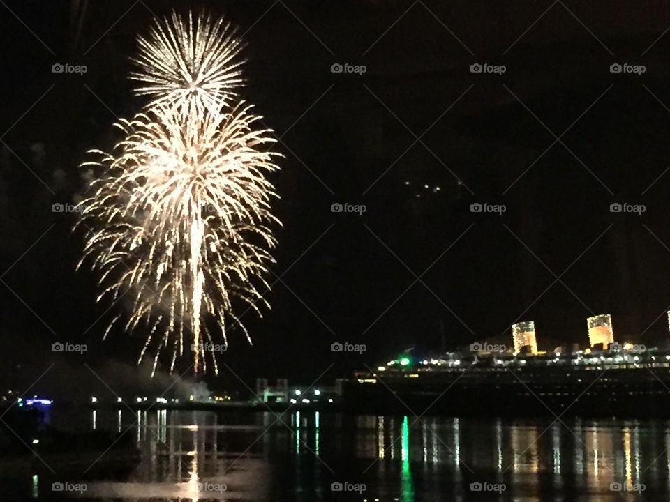 Fireworks Queen Mary