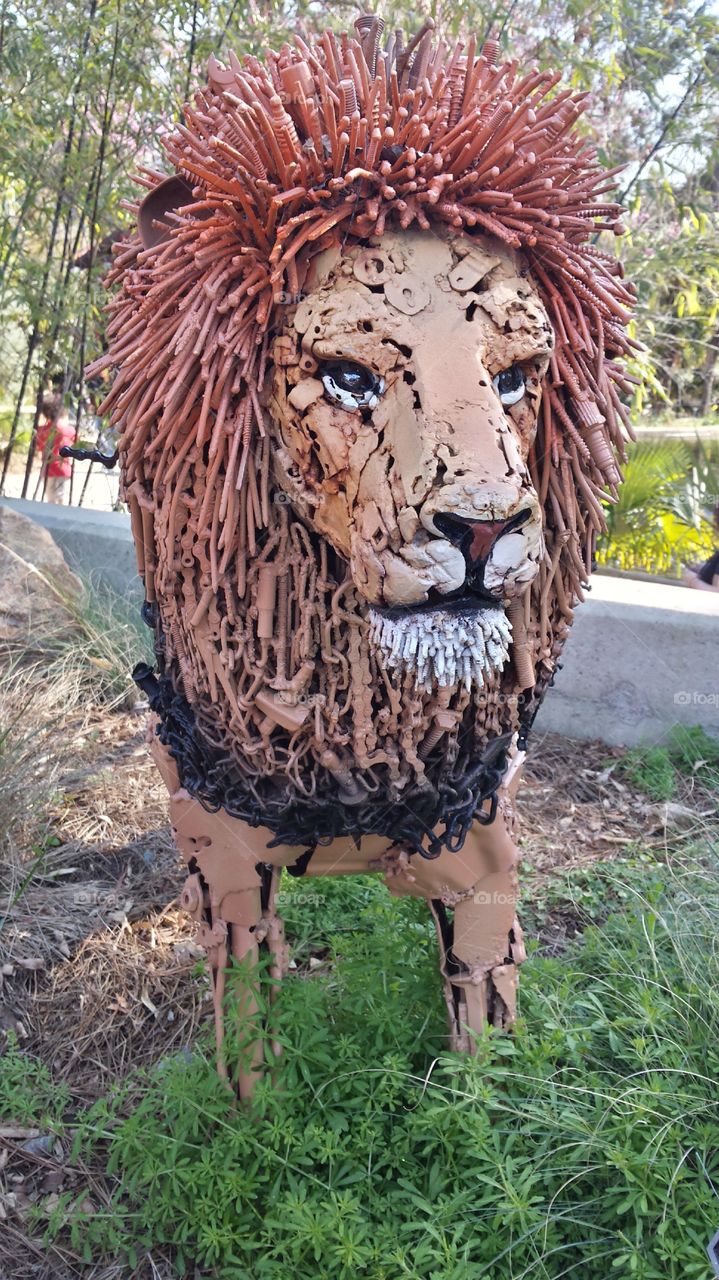 Recycled lion.