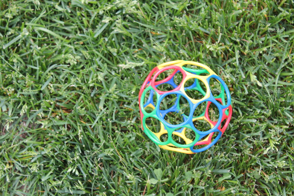 Ball on grass 