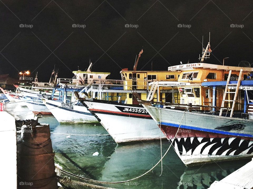 multiverse fisherman boats at the dock