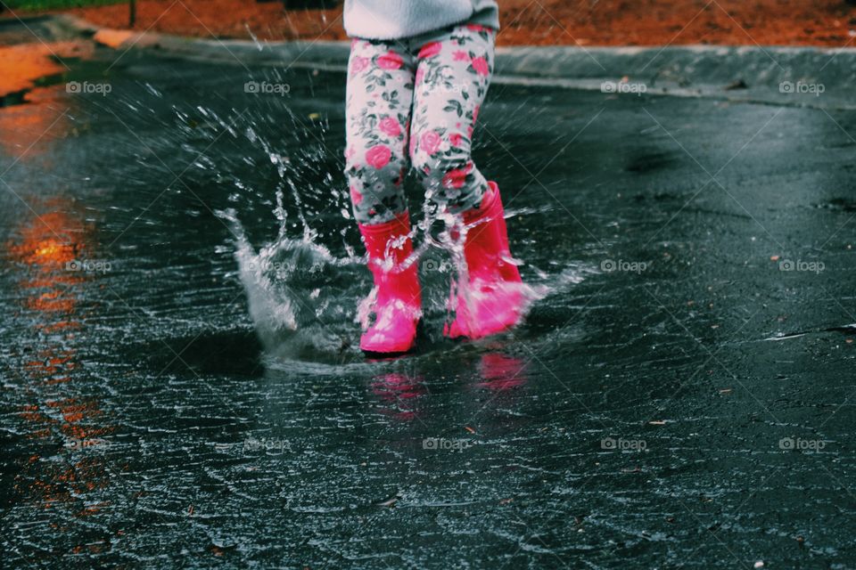 Water, Wet, Rain, People, Child