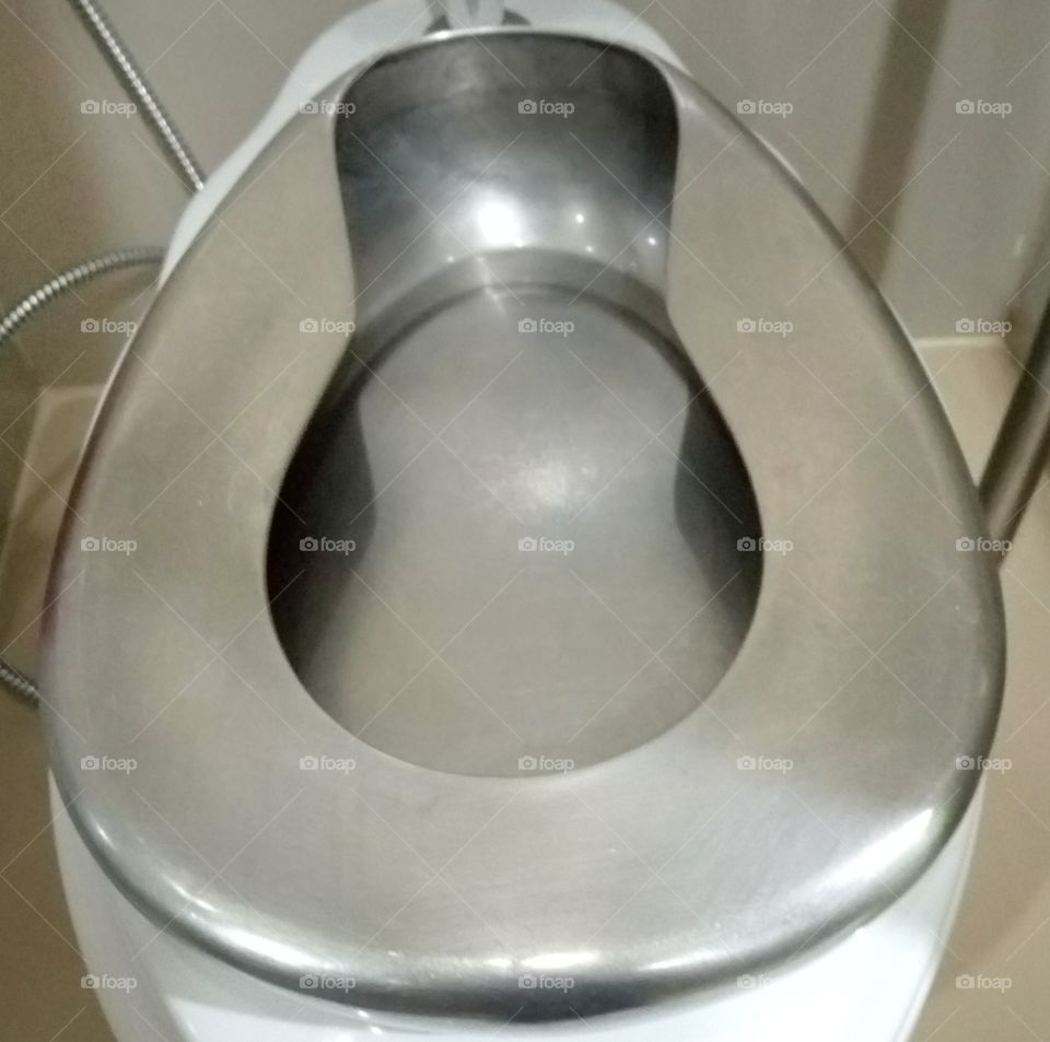 Stainless steel pot used for supporting urine and  fece