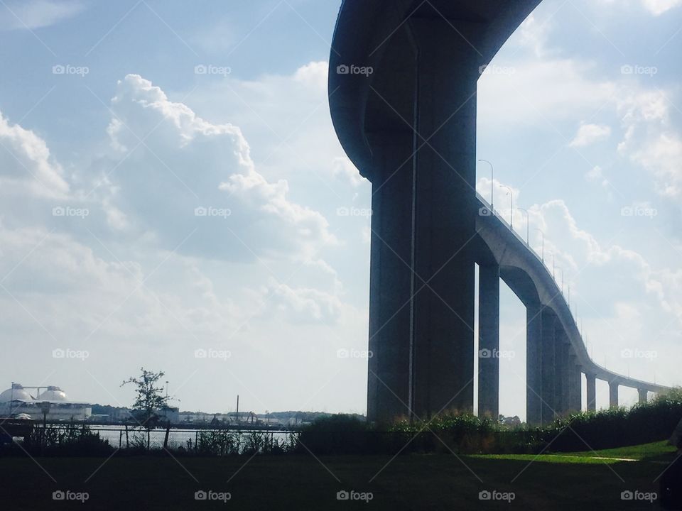 South Norfolk Jordan Bridge connecting Chesapeake and Portsmouth, Virginia 