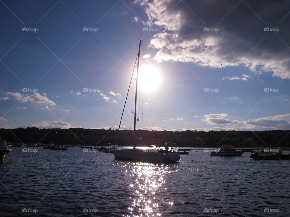 cold spring harbor new york lake sunlight harbor by vincentm