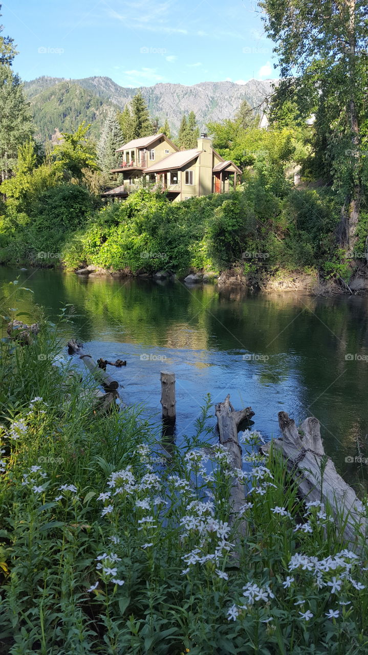 Wenatchee river oxbow