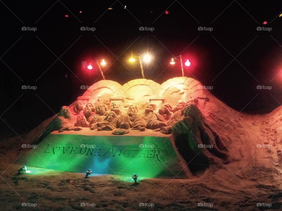 Last Supper In The Sand