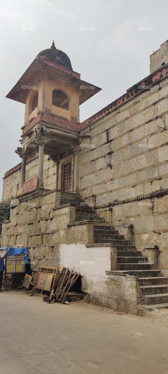 old chatri/ temple view at hertiage city jaipur (rajasthan ).