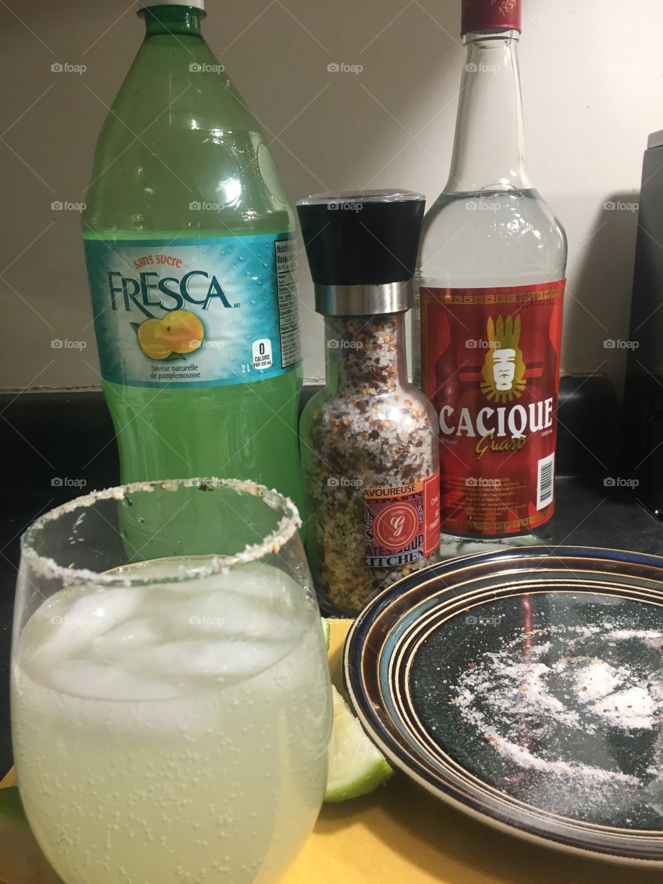 Fresca guaro drink