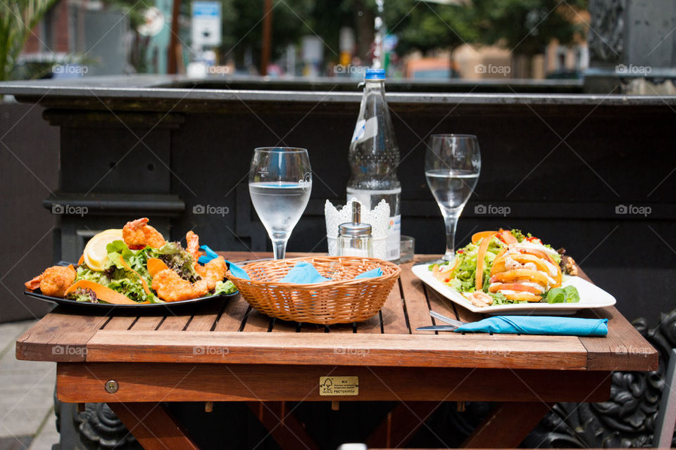 Lunch spread 