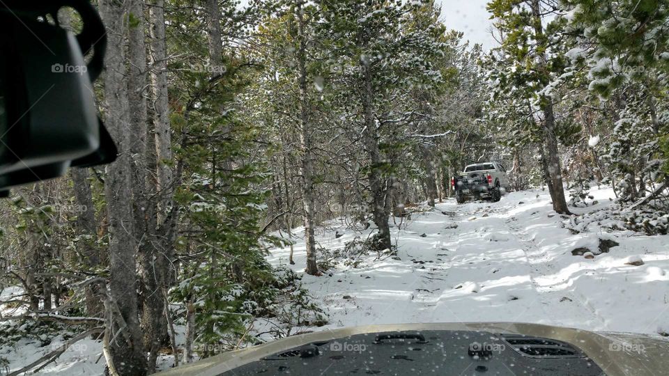 Four Wheeling in the snow