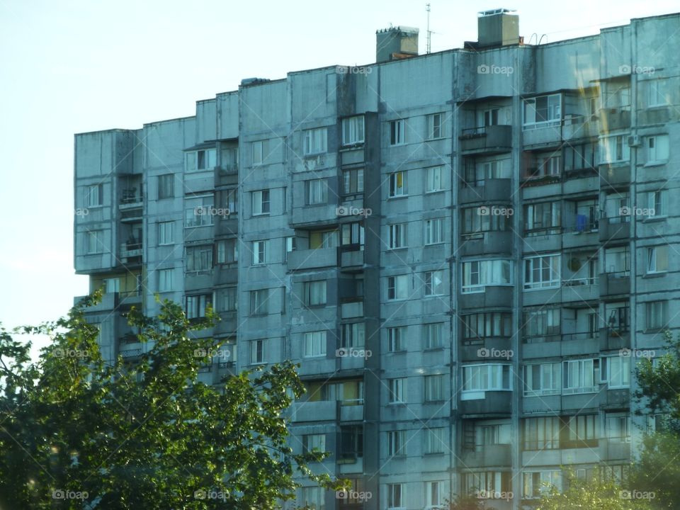 Russian apartments  . Russian apartment building