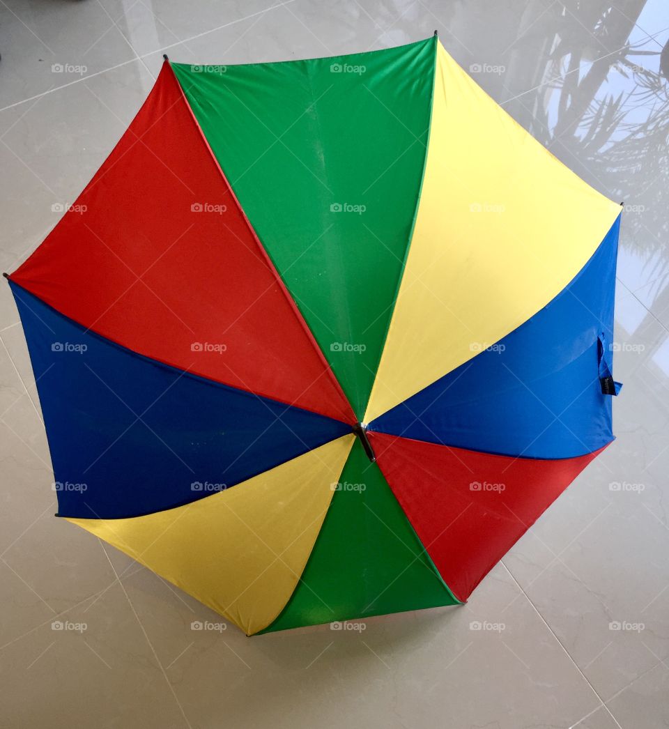 what a colorful umbrella 