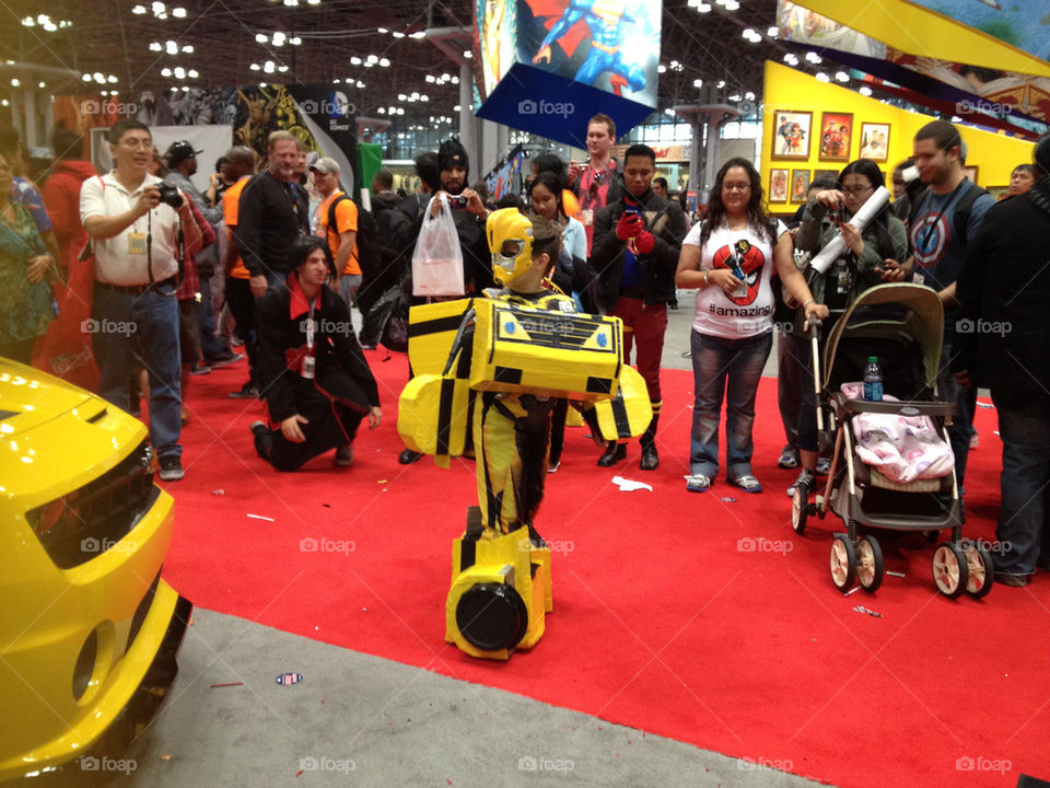 Little bumblebee at New York Comic Con