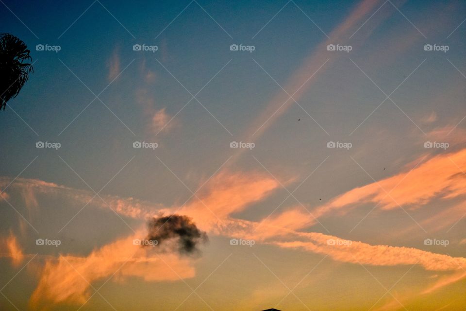 Tic tac toe with black cloud