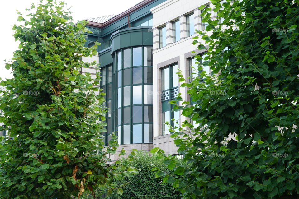 Modern architecture in Antwerp.