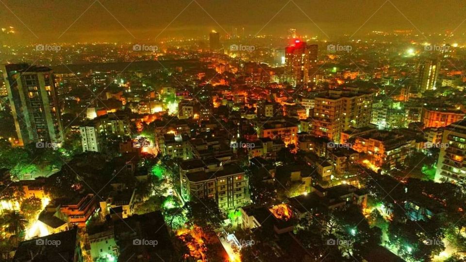 the night city Kolkata
