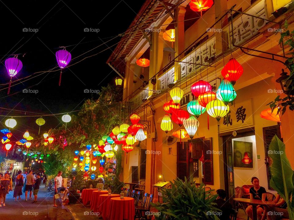 Colourful lanterns 