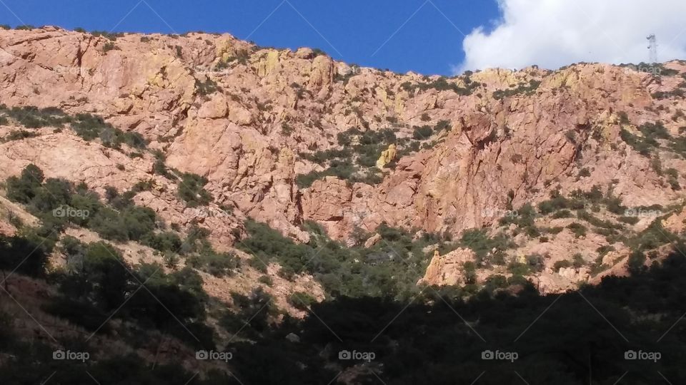 Mountains outside of Bisbee Arizona
