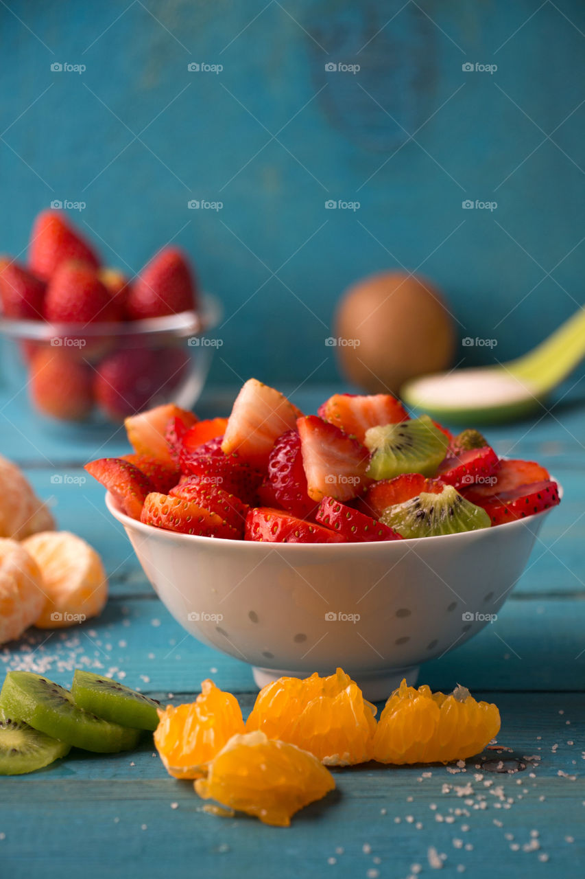 Close-up of fruits in bowl