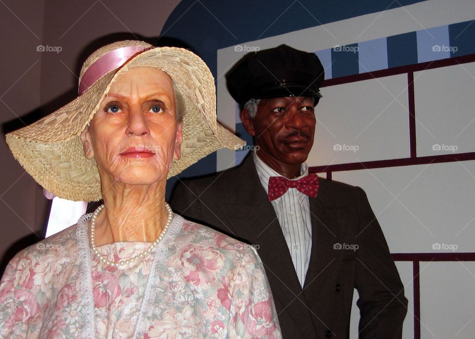 Driving Miss Daisy waxworks