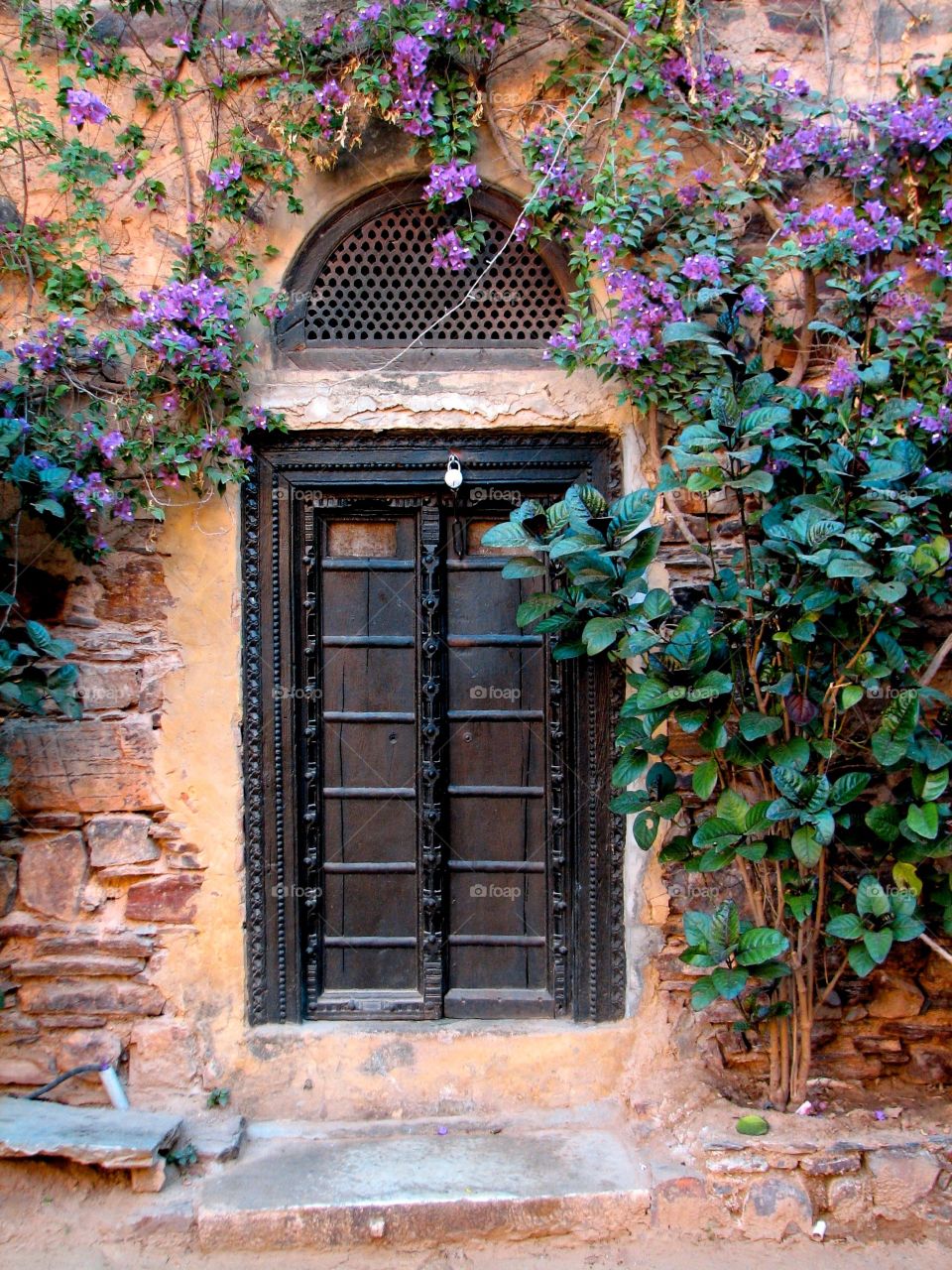 Doorway in India. Doorway in India