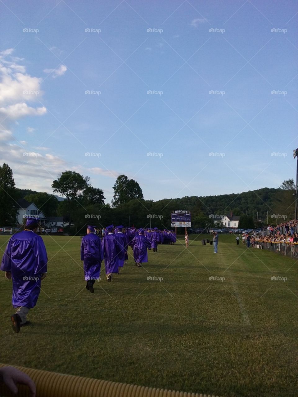 graduation walk
