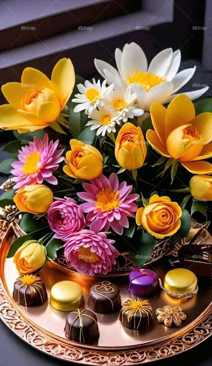 A very beautiful picture, and there is no better picture than it. There is no better picture of green herbs and colorful, red and white roses than it. Glory be to God, the natural and picturesque view, and there is no more