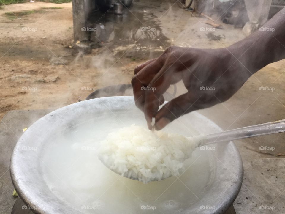 Rice cooking test 