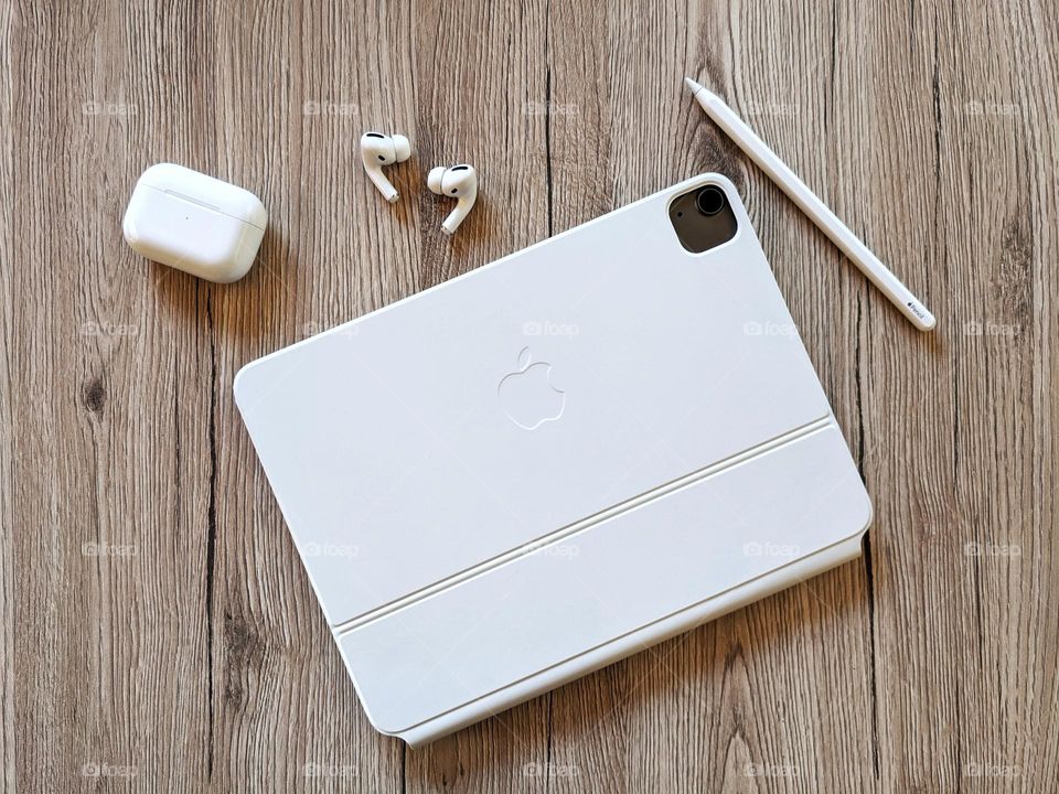 white apple devices