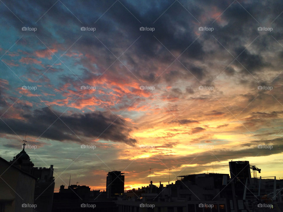 Sunset from Pedrera