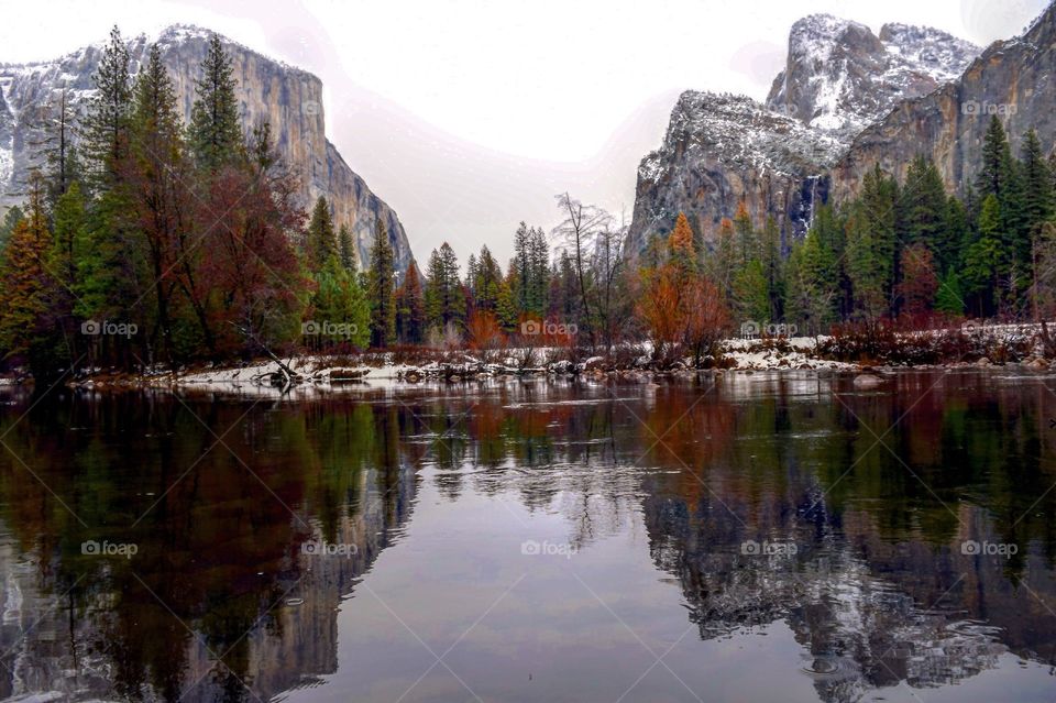 Yosemite in the winter