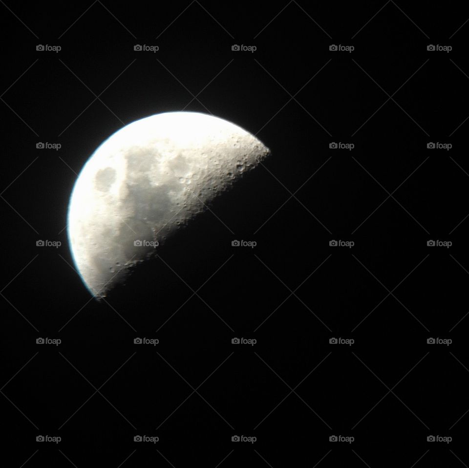 Moon through the telescope 