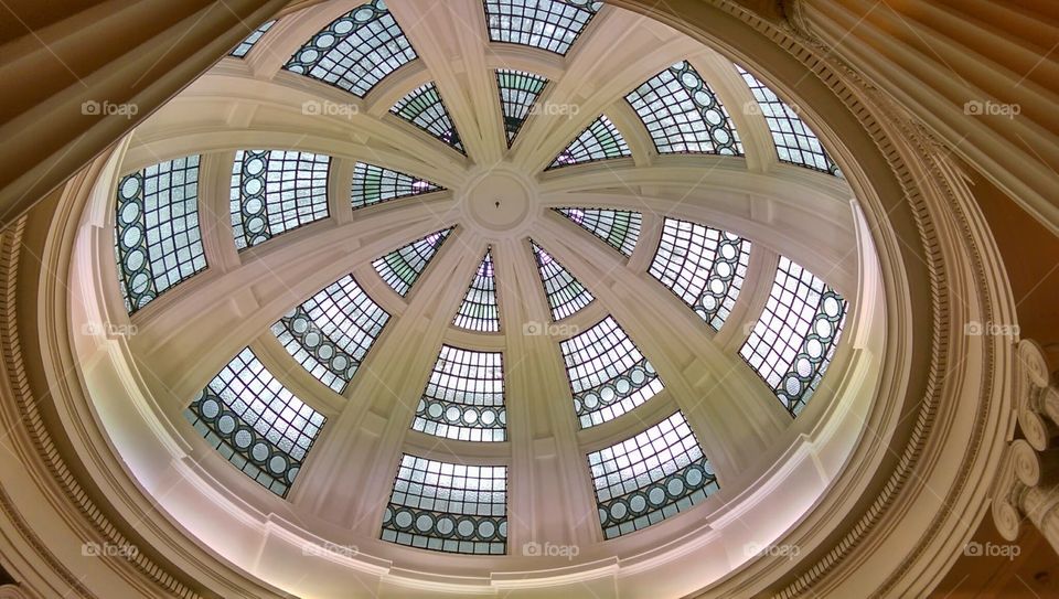 museum ceiling. the roof of the museum in the lady lever art gallery