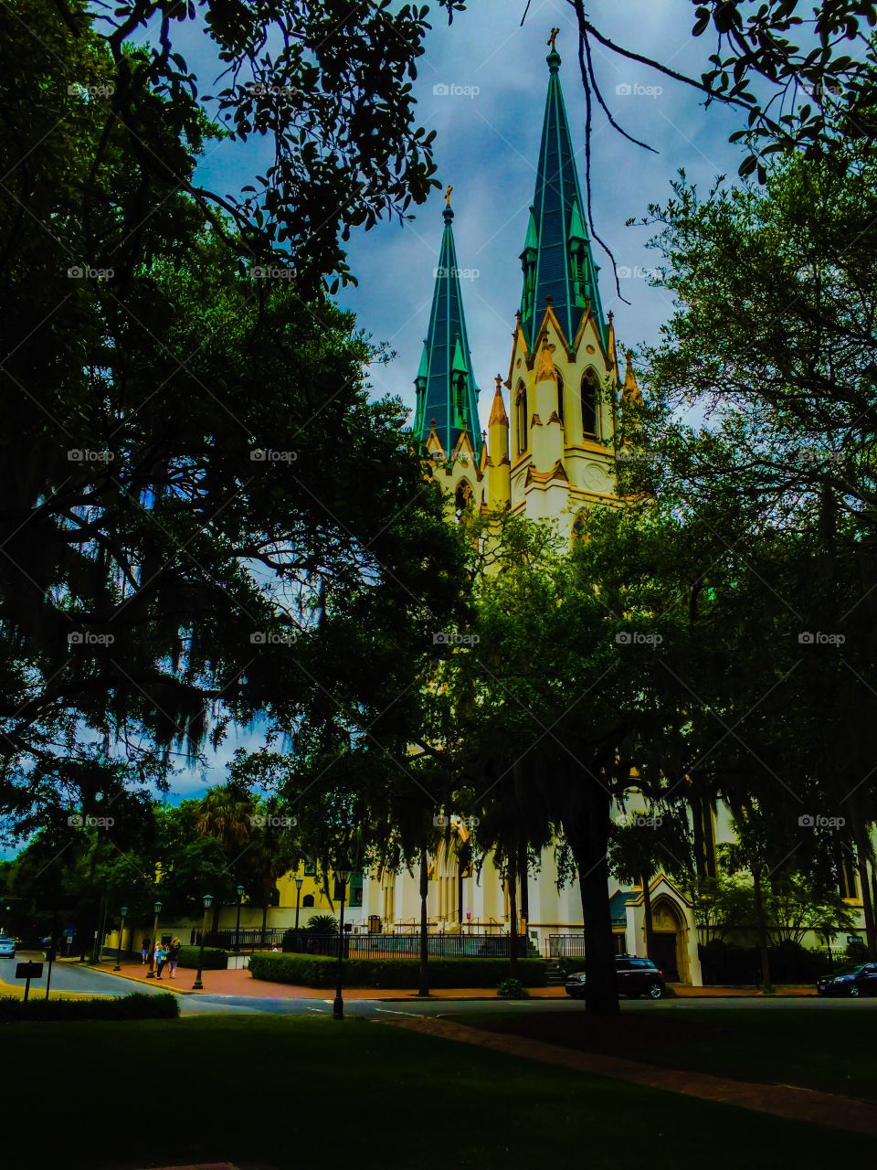 Savannah Georgia Cathedral. Savannah Georgia Cathedral