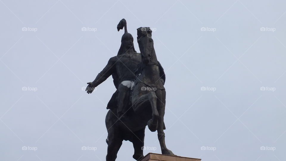 Monument to the National hero of Kyrgyzstan