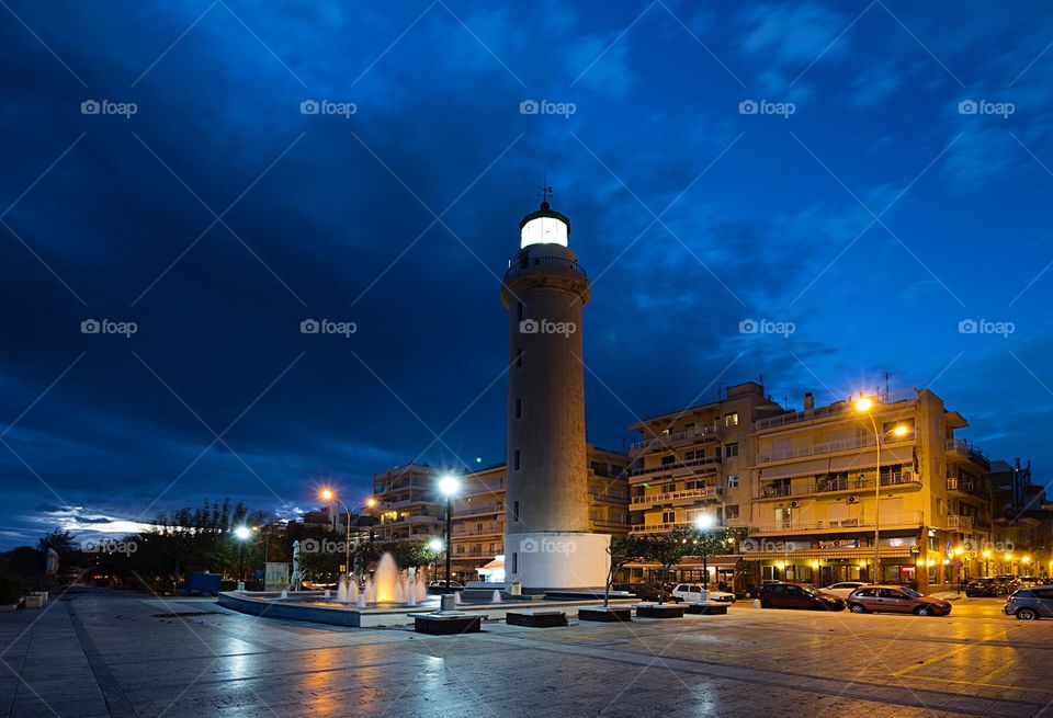 The lighthouse of Alexandroupoli, Greece.